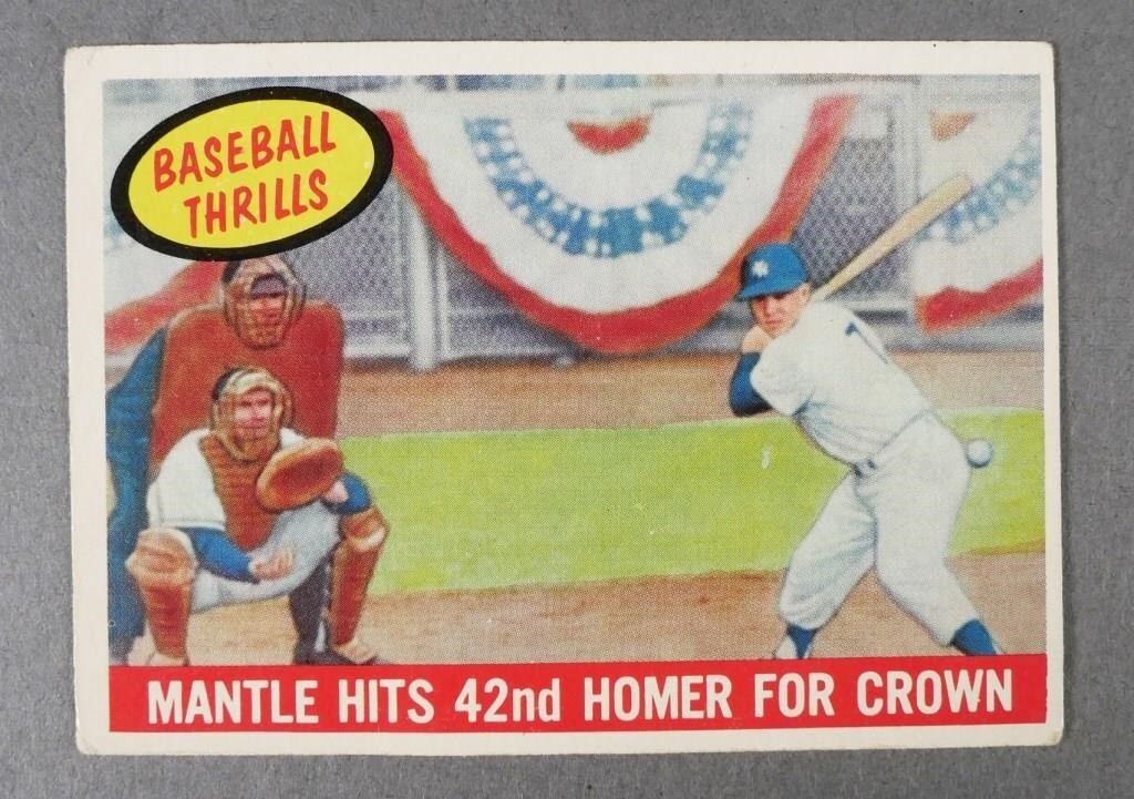 1959 MICKEY MANTLE TOPPS #461No