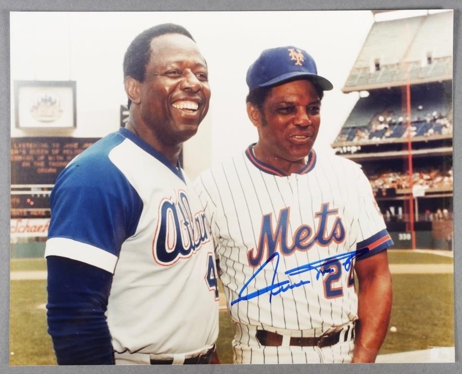 WILLIE MAYS SIGNED PHOTOSigned 2fdc73