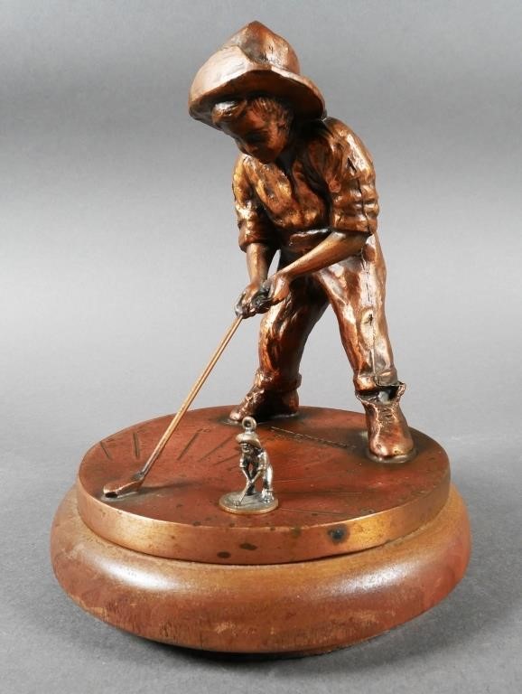 PINEHURST PUTTER BOY GOLF STATUEVintage