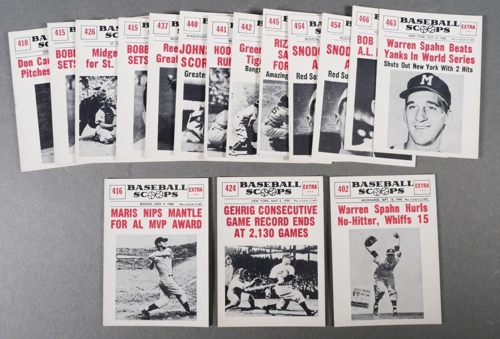 BASEBALL SCOOPS 1961 NU CARD 16  2fdca1