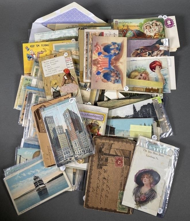 POSTCARD COLLECTION, OLD DEALER