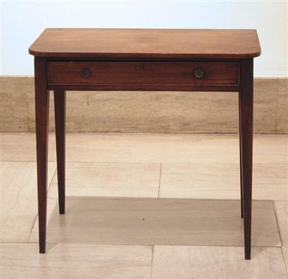 Walnut side table    19th century