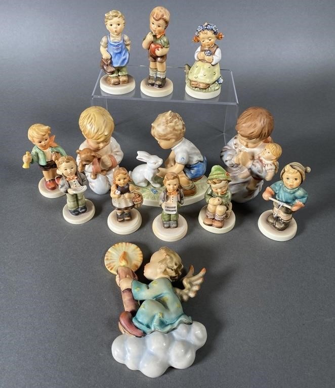 13 HUMMEL FIGURINESMarks vary  2fdcda