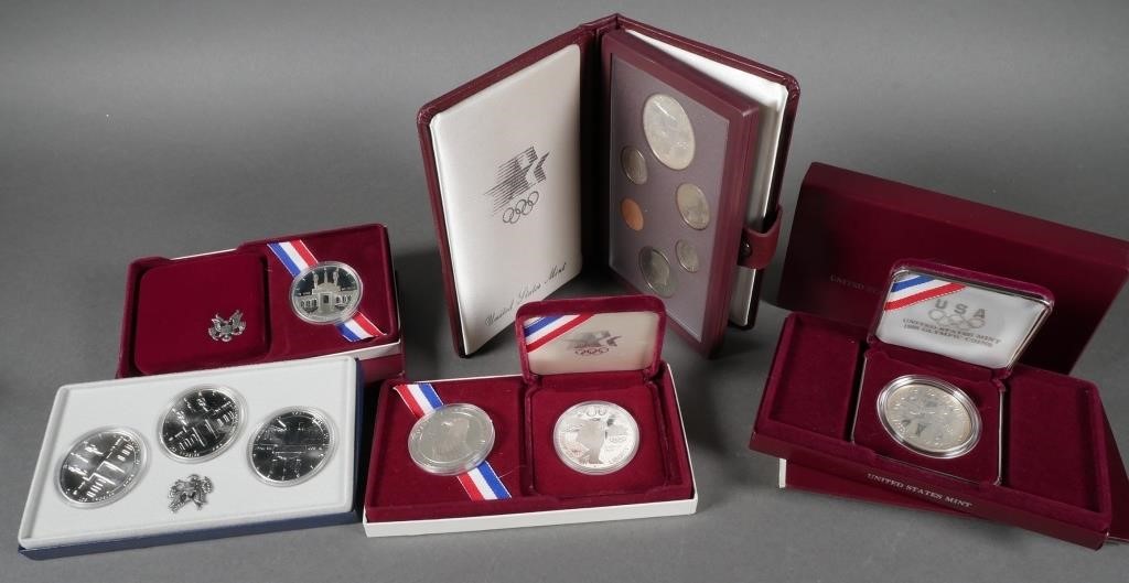 US SILVER, PRESTIGE SET, OLYMPIC