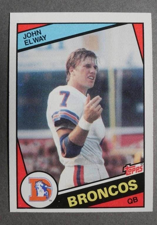 FOOTBALL JOHN ELWAY TOPPS ROOKIE