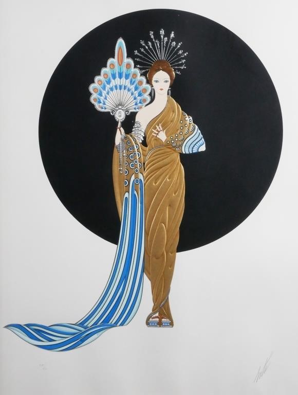 ERTE EMBOSSED SERIGRAPH GODDESS 2fdd74