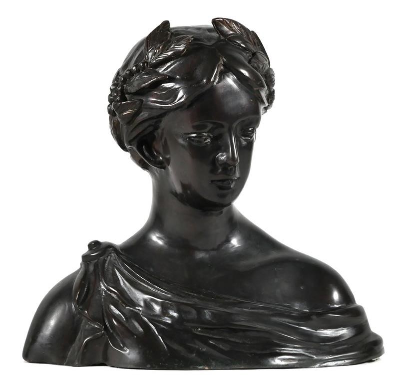 BRONZE CLASSICAL PORTRAIT BUSTBronze