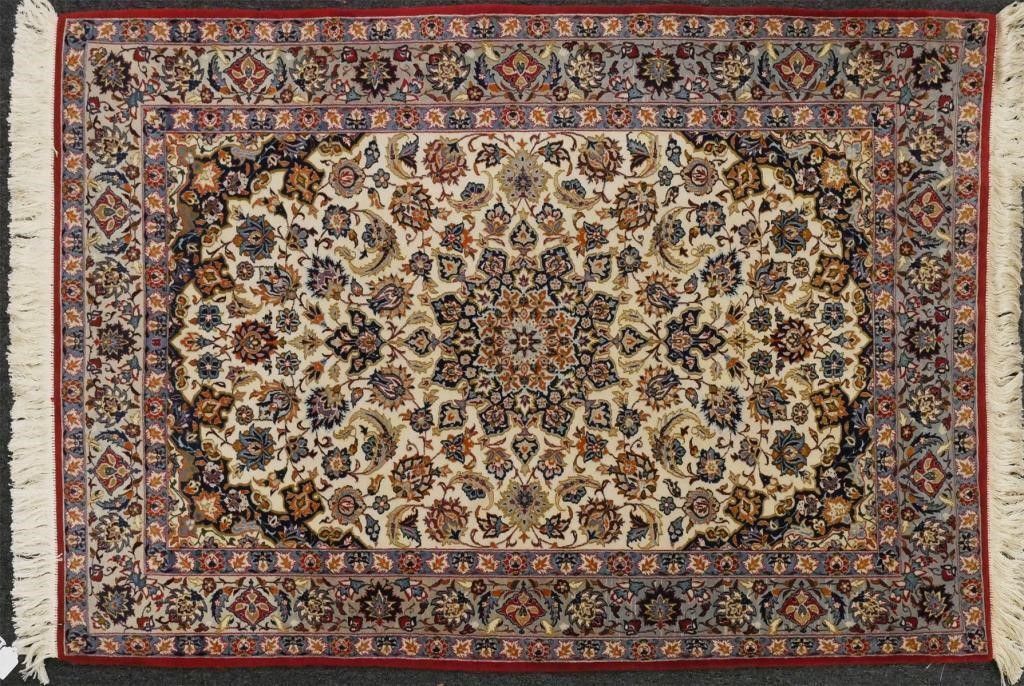 NAIN SILK WOOL PERSIAN CARPET WALL 2fdd9c