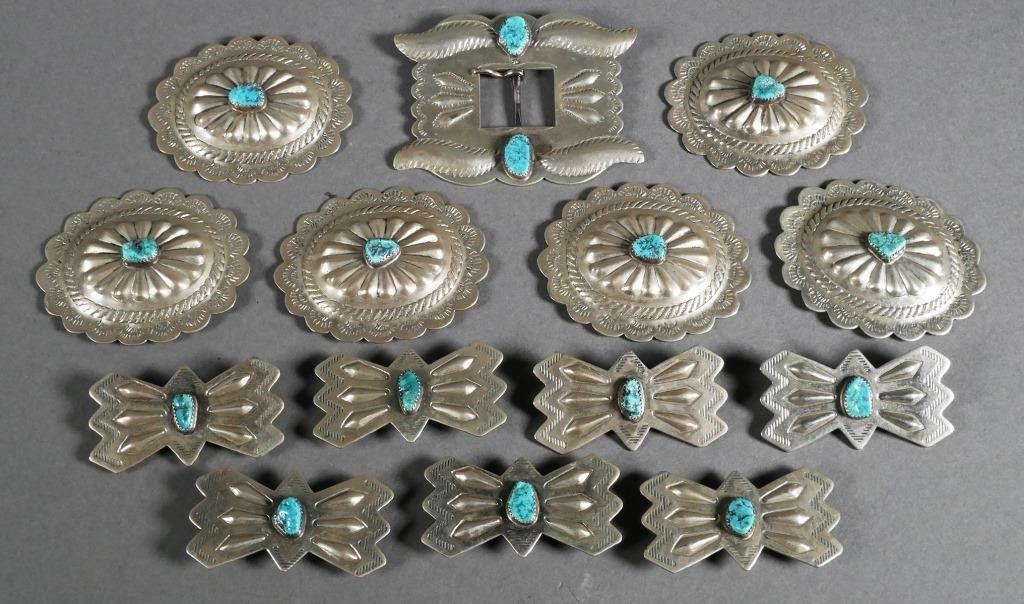 NATIVE AMERICAN SILVER TURQUOISE