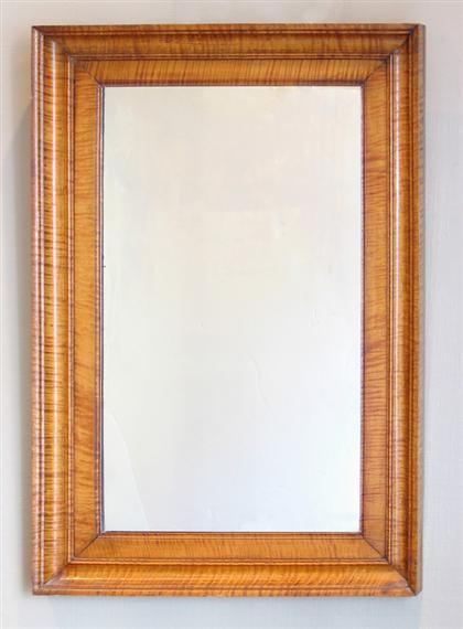 Classical tiger maple framed looking
