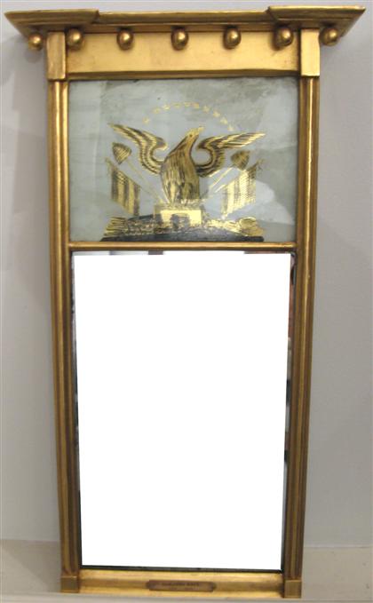 Federal giltwood looking glass 4c964