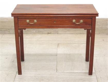 Chippendale mahogany game table 4c965
