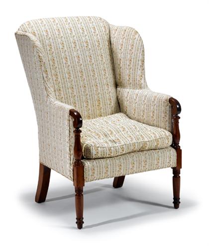 Federal upholstered and mahogany 4c966