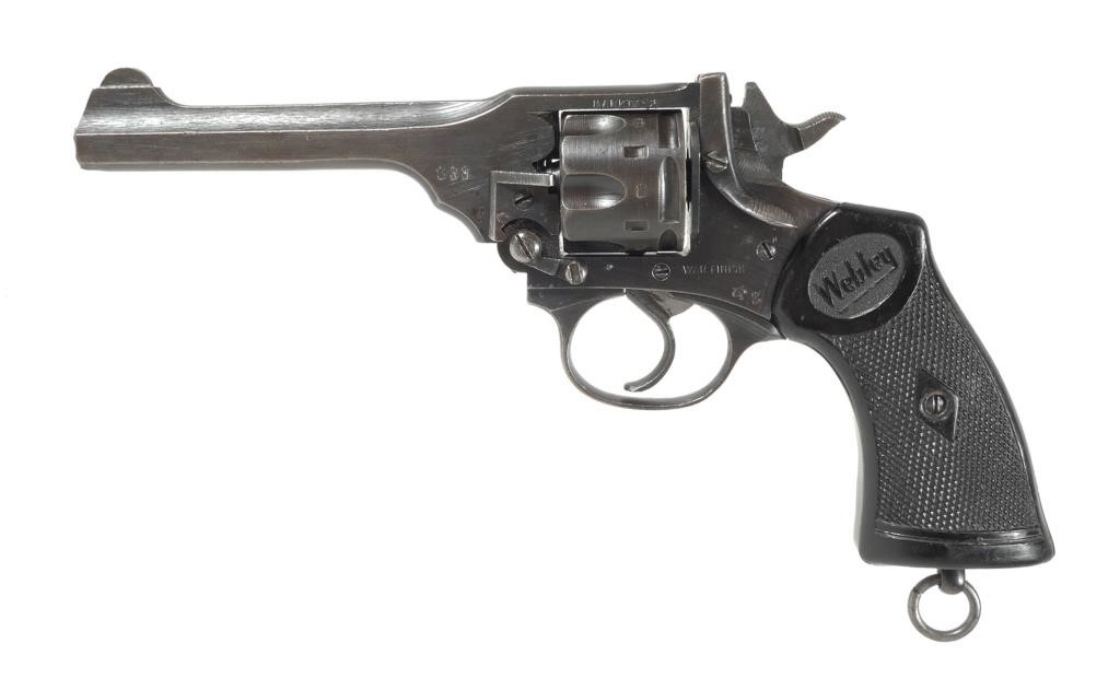 BRITISH WEBLEY MARK IV REVOLVER 38 WAR