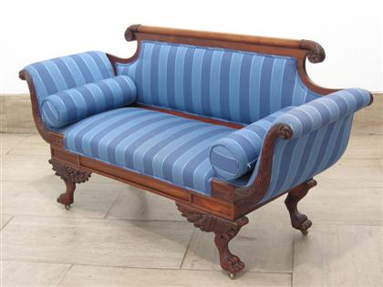 Classical mahogany settee Having 4c96d