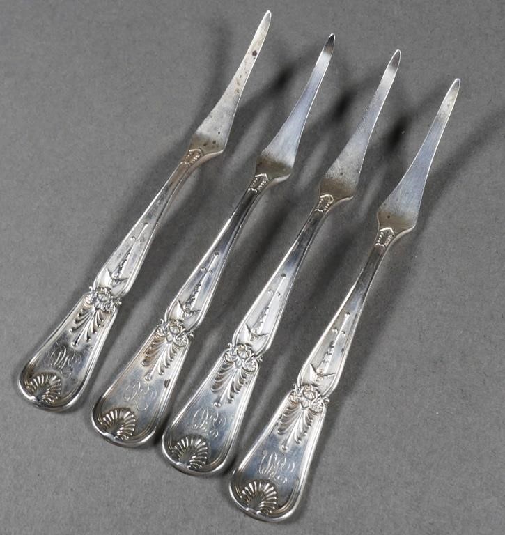 GORHAM NUT SEAFOOD PICKSSterling set