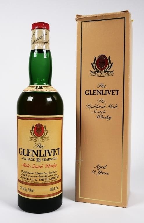 1980S GLENLIVET 12 YEAR OLD SCOTCH 2fde81