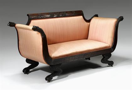 Carved classical sofa    new york,