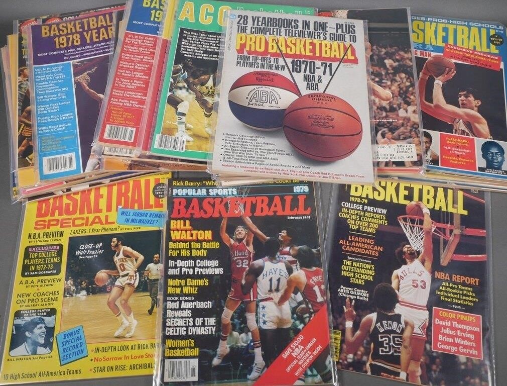 VINTAGE BASKETBALL MAGAZINESVintage 2fdebb