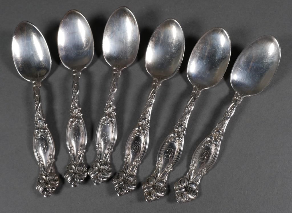 SIMPSON HALL MILLER FRONTENAC TEASPOONSSet 2fdecb