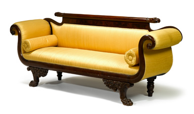 Classical mahogany sofa early 4c97b