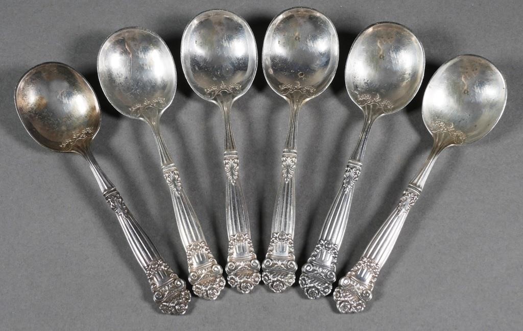 TOWLE GEORGIAN STERLING SOUP SPOONSSet