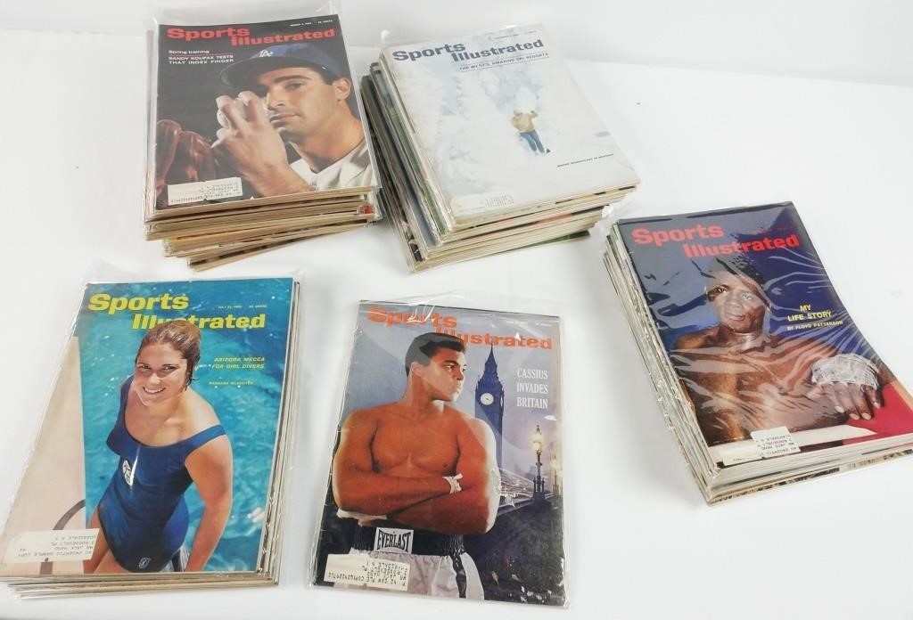 SPORTS ILLUSTRATED: 1962-63, 64 ISSUES64