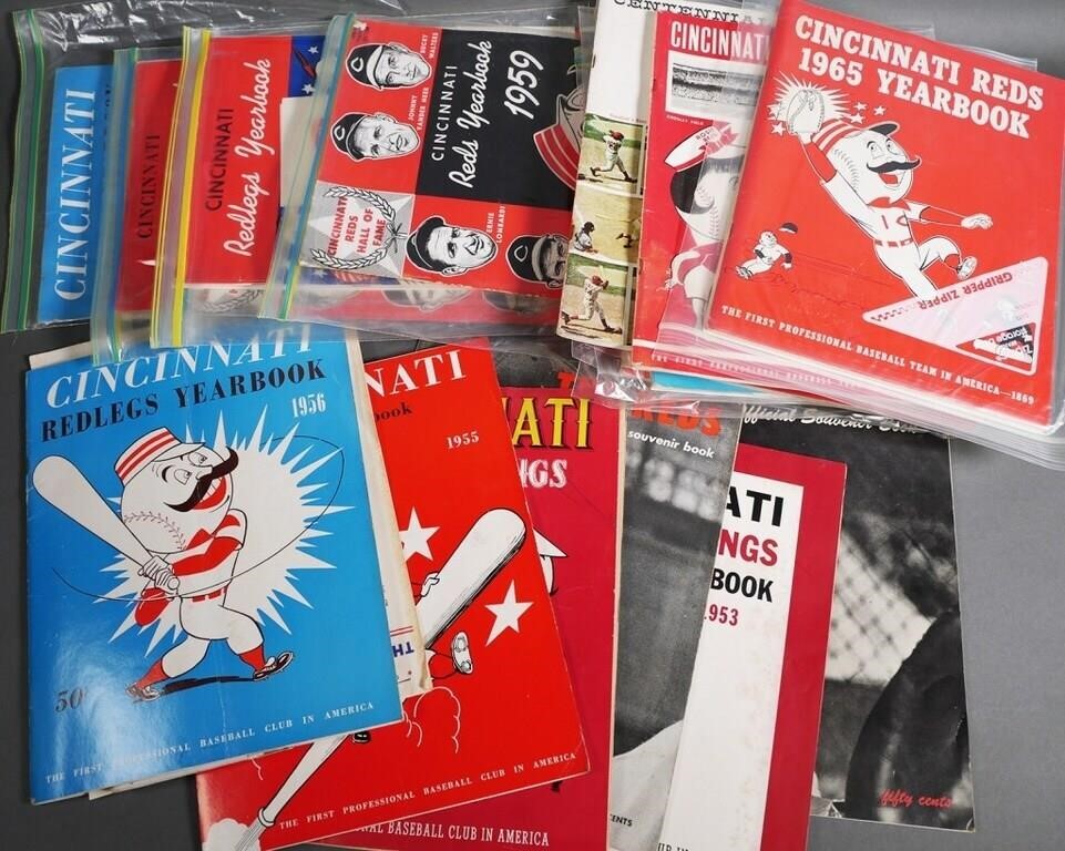 1948 TO 1969 CINCINNATI REDS YEARBOOKS1948-49,