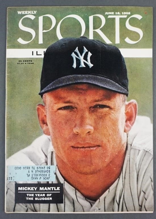 SPORTS ILLUSTRATED, MICKEY MANTLE JUNE