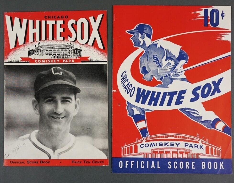 1947 1950 CHICAGO WHITE SOX PROGRAMS1947 2fdf34