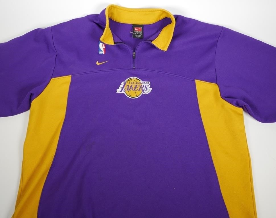 VINTAGE LAKERS NIKE WARM UP SHIRT 2fdf4b