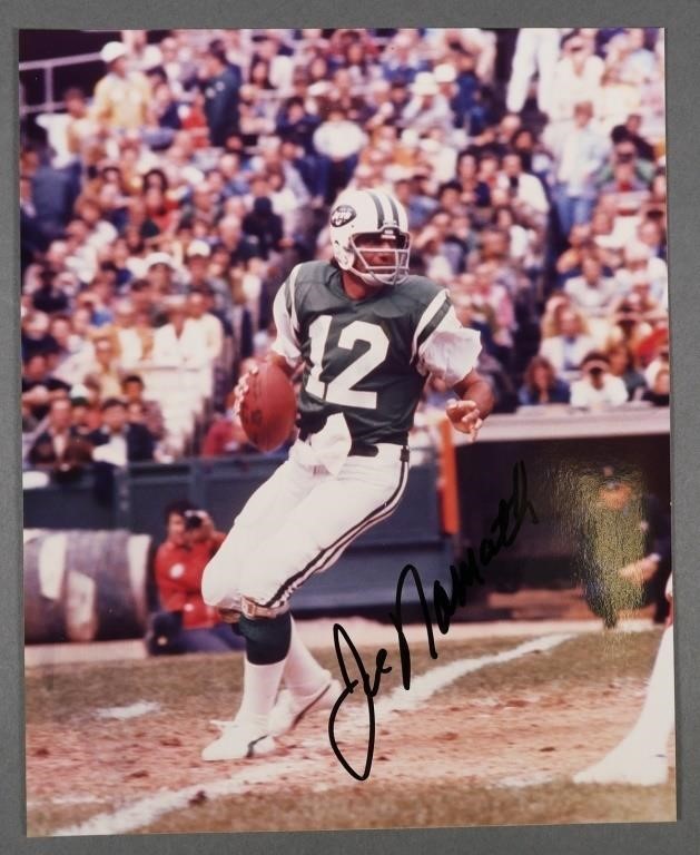 JOE NAMATH SIGNED PHOTOGRAPH8x10