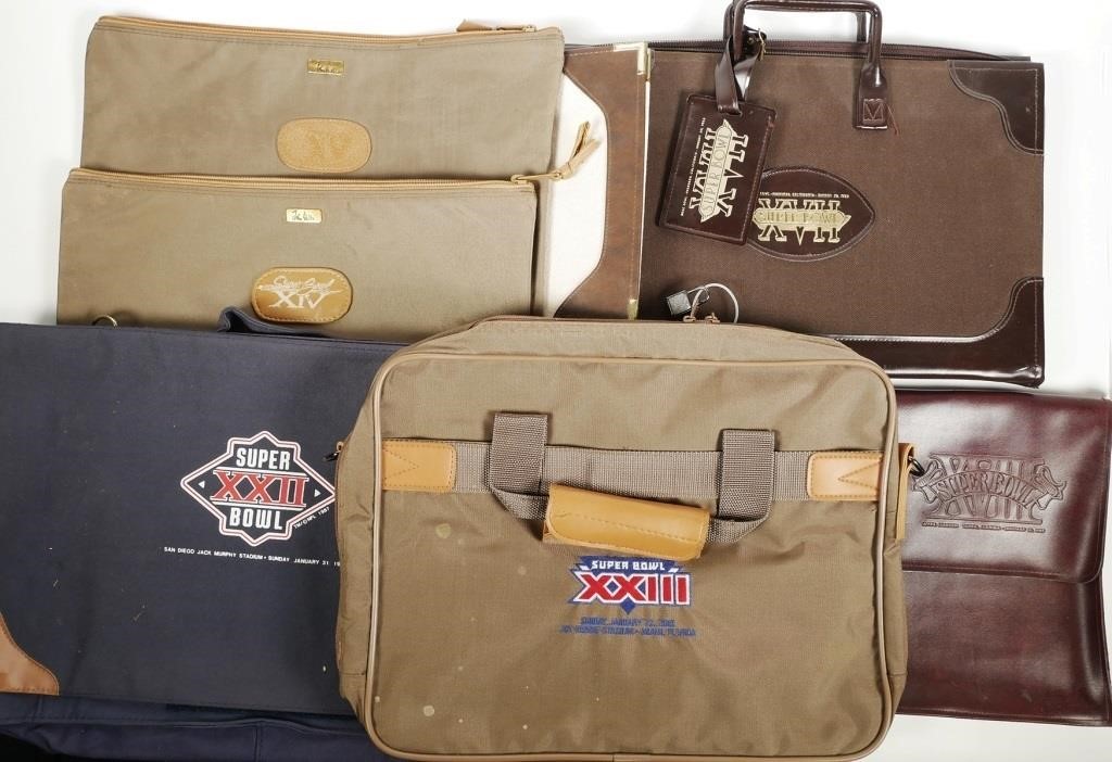 SUPER BOWL PRESS PORTFOLIOS & BAGS