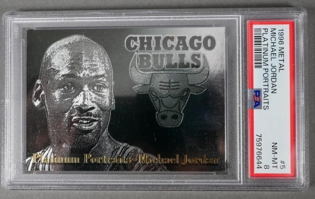 MICHAEL JORDAN PSA 8 PLATINUM PORTRAITSGraded