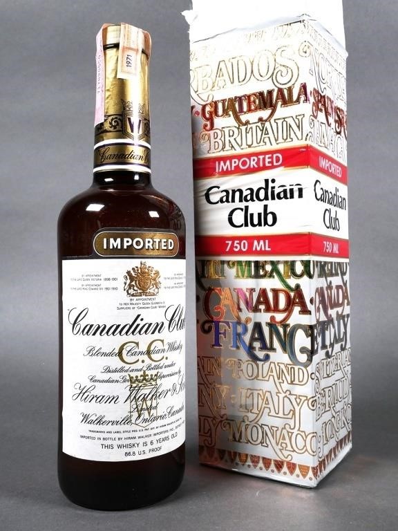 SEALED BOTTLE 1971 CANADIAN CLUB 2fdfab