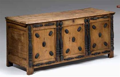 William and Mary oak blanket chest