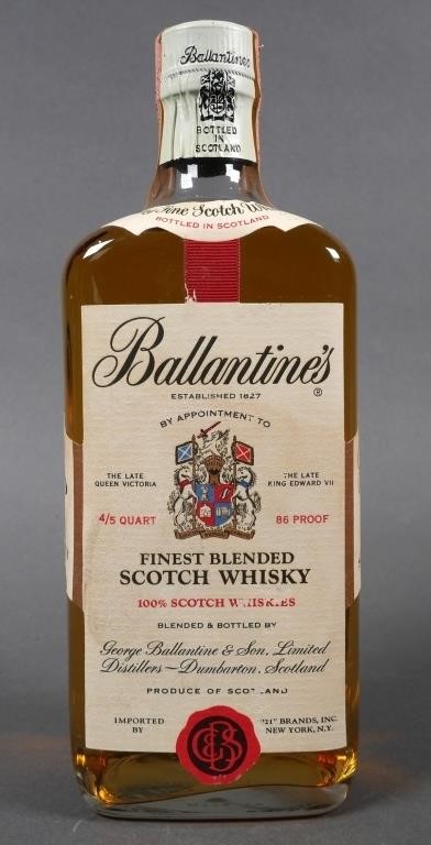 SEALED BOTTLE BALLANTINE S SCOTCH 2fdfb8