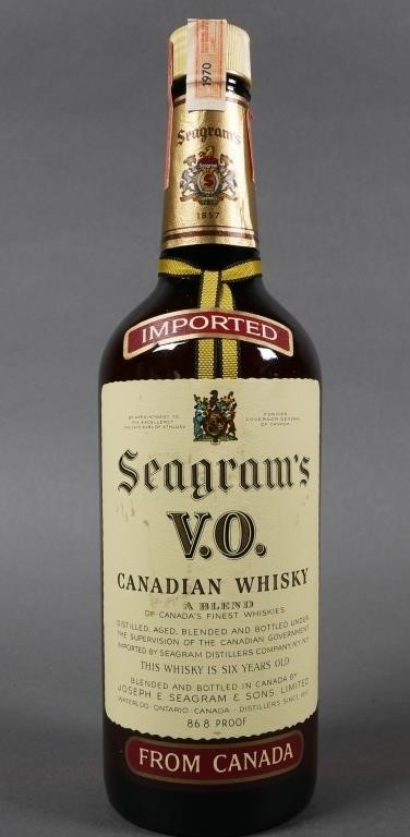 SEALED BOTTLE SEAGRAM S VO WHISKY 2fdfb9