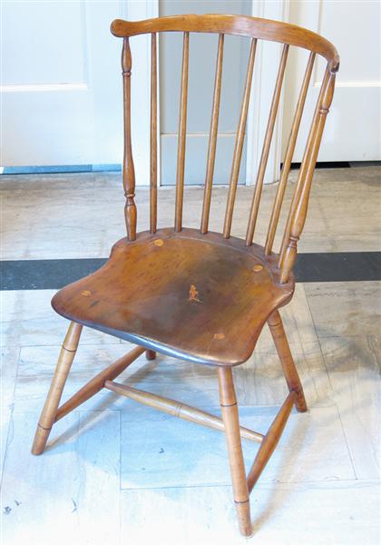 Comb-back windsor side chair    brand