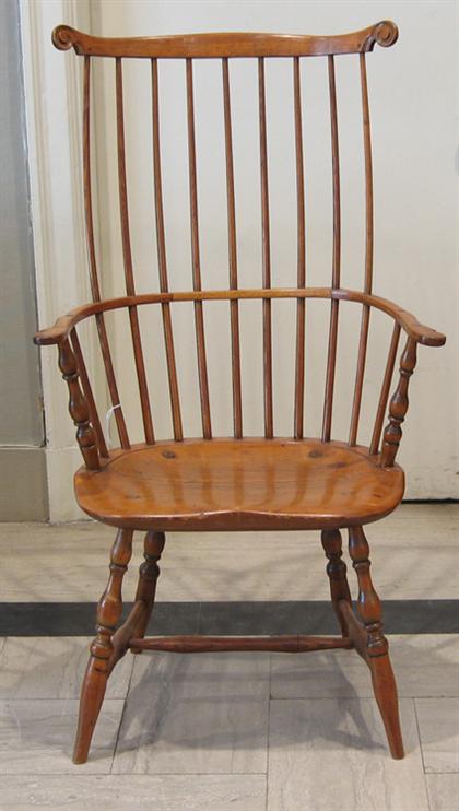 Comback Windsor arm chair    circa 1760