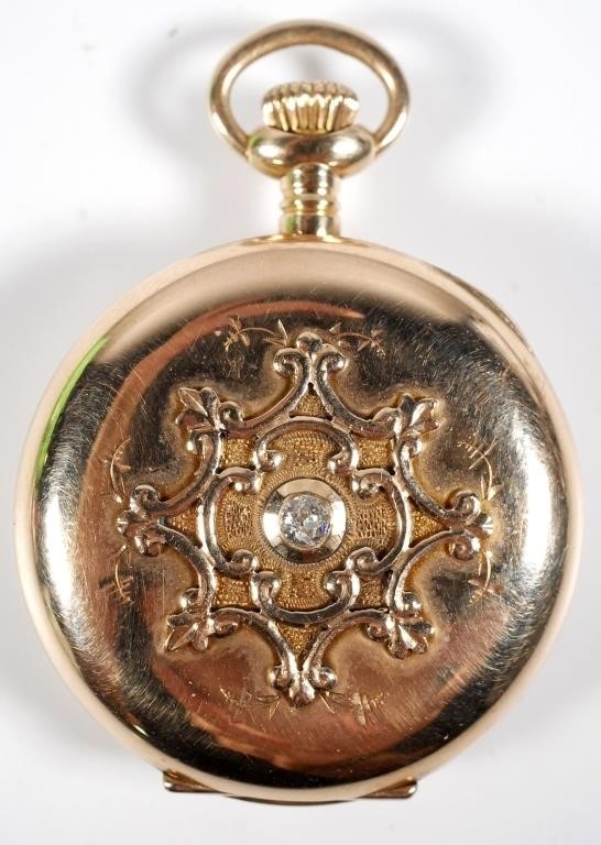 14K GOLD WALTHAM POCKET WATCH14k yellow