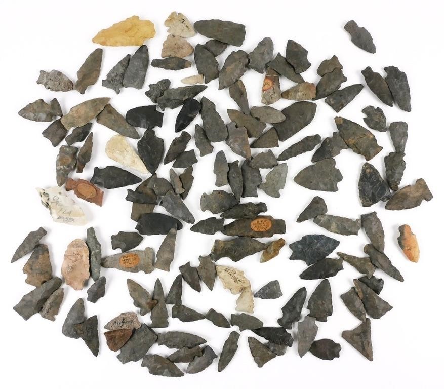 COLLECTION OF ARROWHEADS & TOOLSDozens