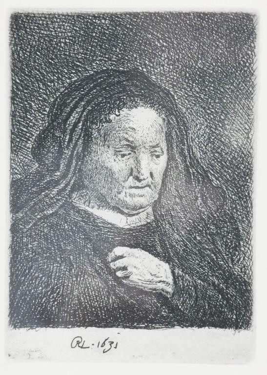 AFTER REMBRANDT ETCHING ARTIST'S