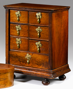 Walnut spice cabinet    pennsylvania,