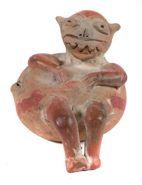 PRE COLUMBIAN CHANCAY ANTHROPOMORPHIC 2fe17b