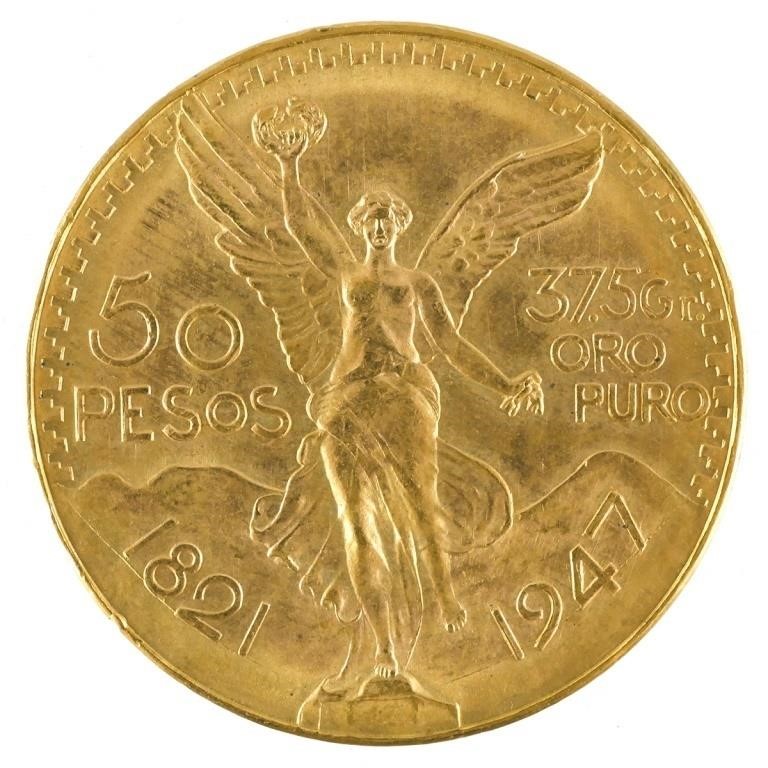 MEXICO 50 PESO GOLD 37 5G COINMexican 2fe196