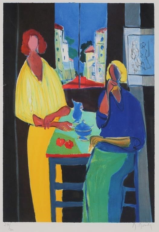 MARCEL MOULY LITHOGRAPH LA ROUSSE