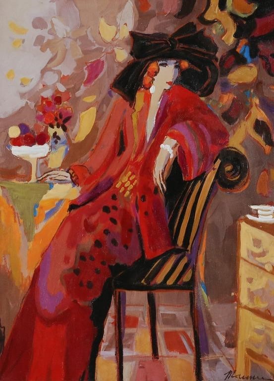 ISAAC MAIMON SERIGRAPH ON CANVAS