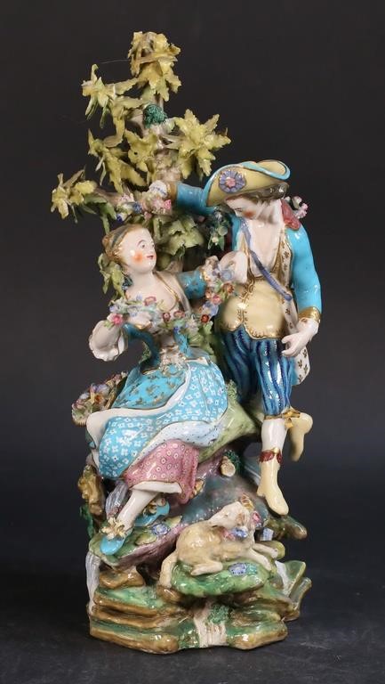 MEISSEN STYLE PORCELAIN FIGURE