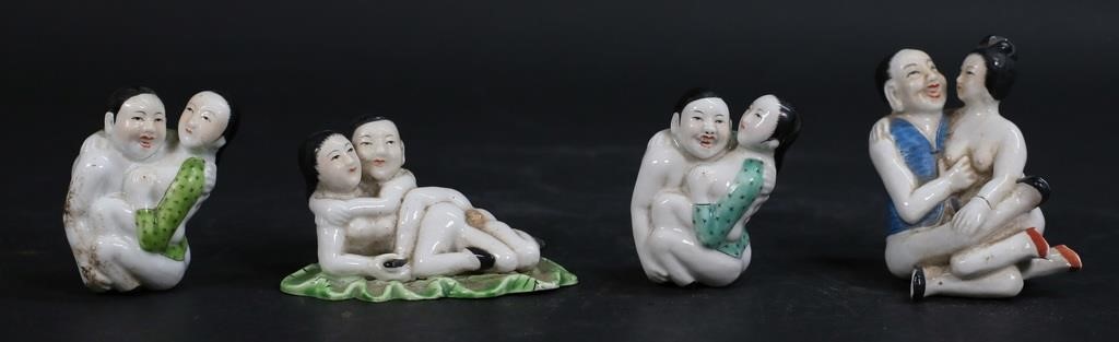 4 EROTIC CHINESE PORCELAIN FIGURES4